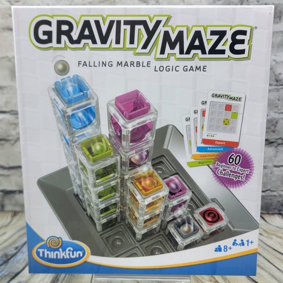 ThinkFun Gravity Maze Marble Run Brain Game Marble Logic Family Boys & Girls 8+ - Picture 1 of 6